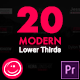Modern Lower Thirds For Premiere Pro - VideoHive Item for Sale