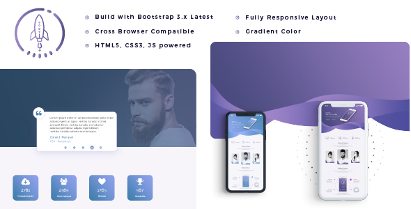 Mappy - APP Landing  HTML5 Template