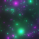 Cinematic Particles Purple Green Background - VideoHive Item for Sale