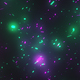 Cinematic Particles Green Purple Background - VideoHive Item for Sale