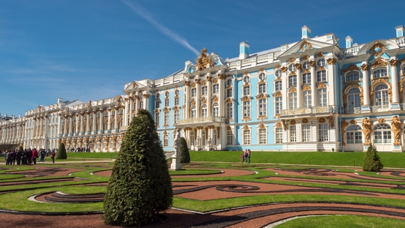Catherine Palace in Tsarskoye Selo St. Petersburg.