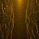 Gold Flying Particles Background - VideoHive Item for Sale