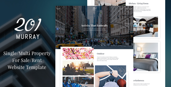 201 Murray – Single/Multi Property For Sale/Rent Website Template