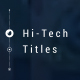 Hi-Tech Titles and Lower Thirds - VideoHive Item for Sale