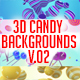 3D Candy Backgrounds v.02 - VideoHive Item for Sale