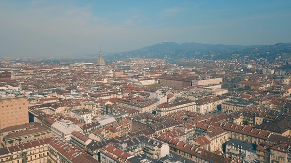 Aerial View of Turin