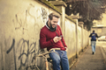 Man looking at his smartphone - PhotoDune Item for Sale