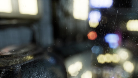 Urban Scene at Rainy Night alt