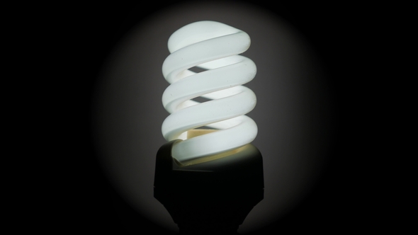 Energy Saving Compact Fluorescent Light Bulb