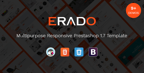 Erado - Unique Design Responsive Prestashop Theme