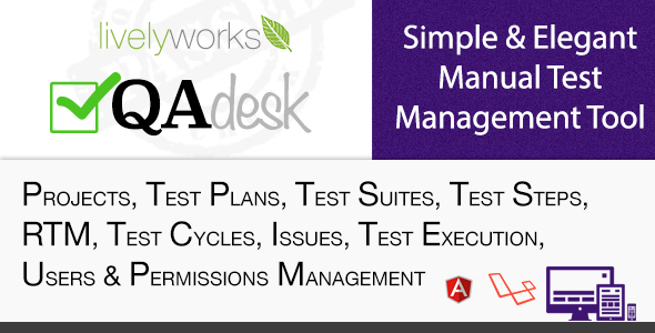 QA Desk - Simple & Elegant  Manual Test  Management Tool