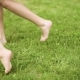 Children Feet on Green Grass - VideoHive Item for Sale