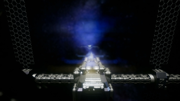 Spaceship Travelling Through the Universe alt