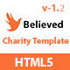 Believed - Multipage Non-profit HTML5 Charity Template - ThemeForest Item for Sale