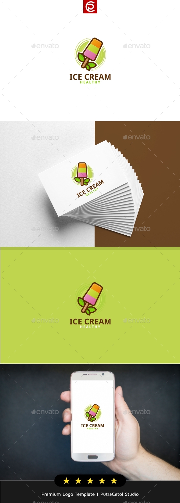 Healthy Ice Cream Logo