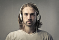 Man with headphones - PhotoDune Item for Sale