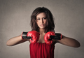 Woman with boxing gloves - PhotoDune Item for Sale