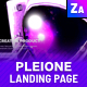 PLEIONE - Creative One Page Landing PSD Template - ThemeForest Item for Sale