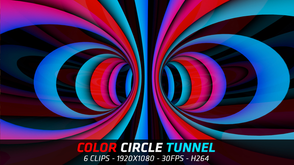 Color Circle Tunnel