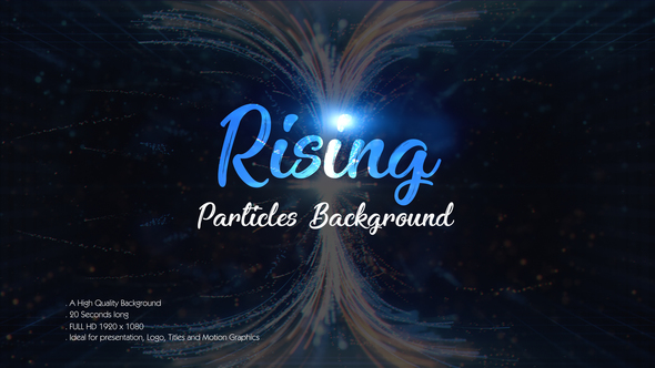 Rising Particles Background