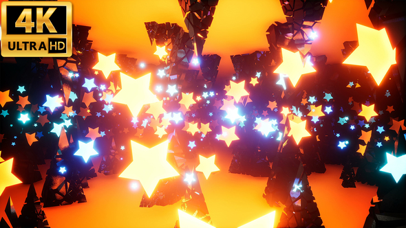 Light Glowing Stars 4k alt