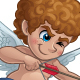 Cupid with a Bow and Arrow - GraphicRiver Item for Sale