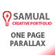 Samual - One Page Parallax HTML Template - ThemeForest Item for Sale