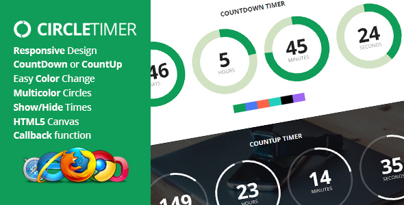 CircleTimer - jQuery Countdown Timer