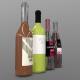 Wine Bottles - 3DOcean Item for Sale
