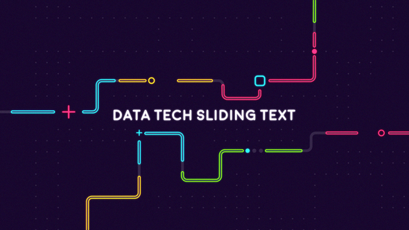 Data Tech Sliding Text