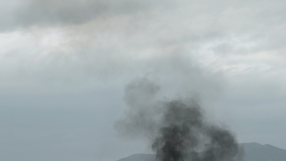 Column of Black Smoke