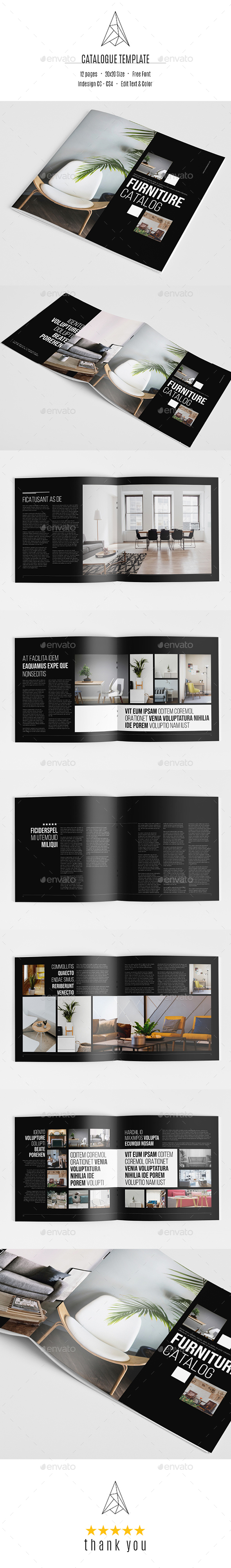 Furniture Catalog Graphics Designs Templates