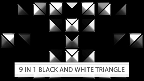 Black And White Triangle alt