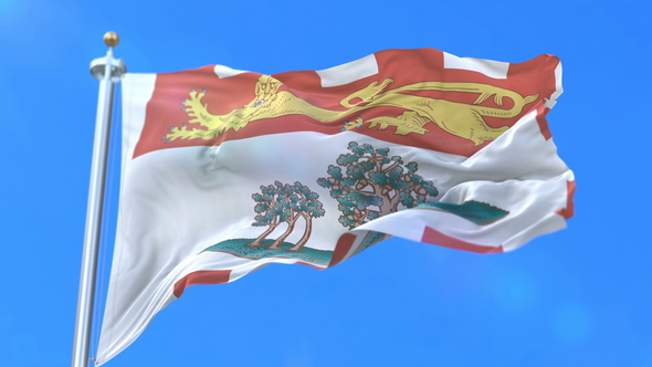 Flag of Canadian Region of Prince Edward Island