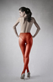 Woman wearing red tights - PhotoDune Item for Sale