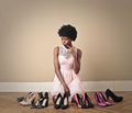 Girl choosing shoes - PhotoDune Item for Sale