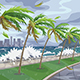Seaside Landscape with Storm in Ocean - GraphicRiver Item for Sale