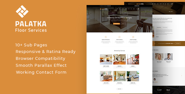 Palatka : Floor and Paving Service HTML Template