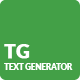 Text Generator - CodeCanyon Item for Sale