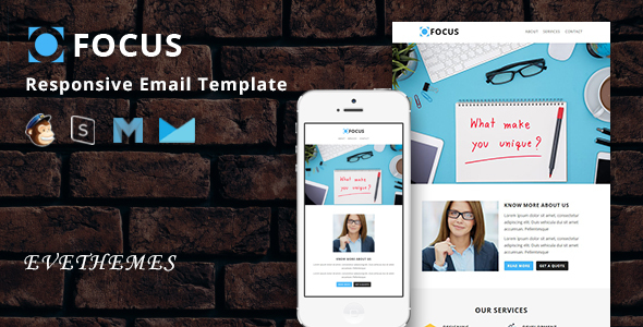 Focus - Responsive Email Template