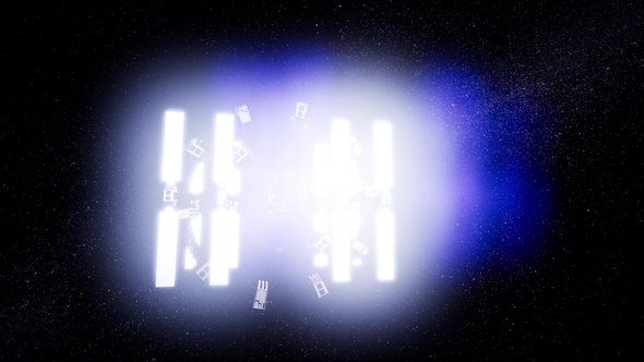 Spaceship Travelling Through the Universe alt