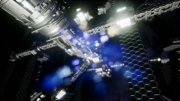 Spaceship Travelling Through the Universe alt