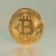 Bitcoin Rotating in a Beautiful Reflections - VideoHive Item for Sale
