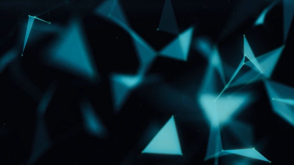 Digital Polygon Bokeh Background alt