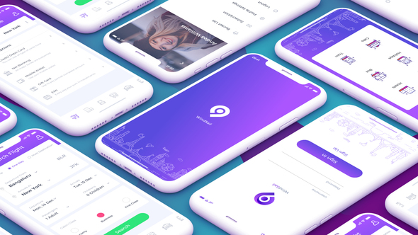 Stylish Phone X - App Presentation alt