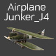 Aircraft, Plane, Airplane, Old Airplane, Junker_J4 - 3DOcean Item for Sale