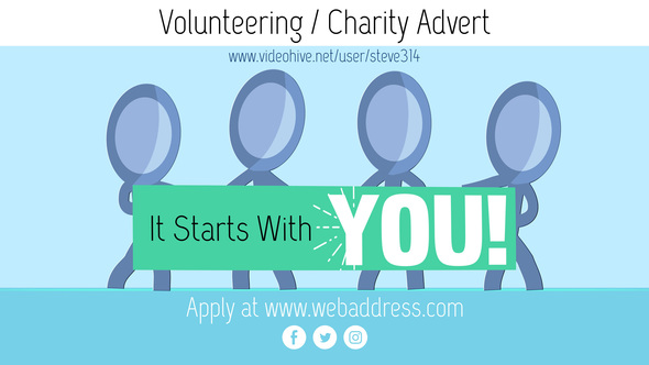 Volunteer Fundraising Advert / NGO Charity Campaign