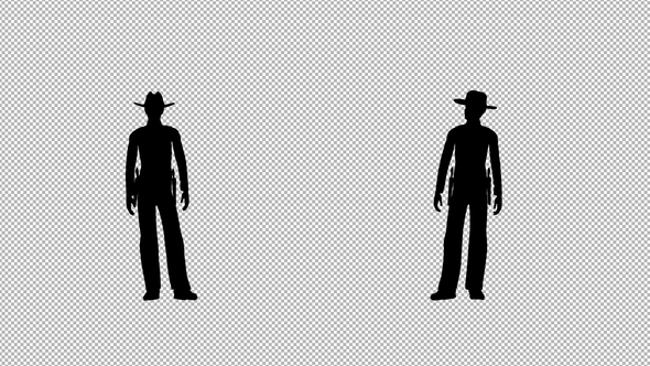 Cowboy Silhouette alt