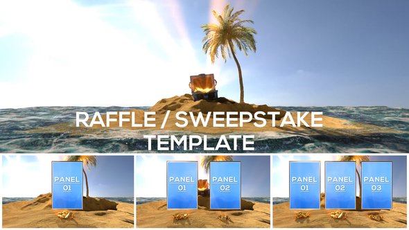 Raffle / Sweepstake Template - Treasure Chest