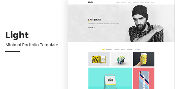 Light Minimal Portfolio